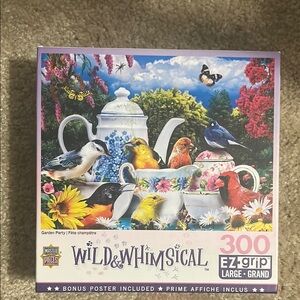 Wild & Whimsical Garden Party Puzzle - 300 Pieces NIB